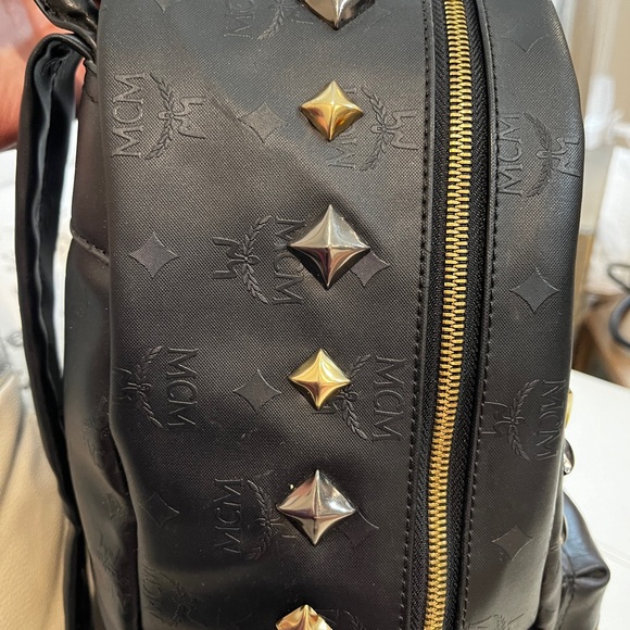 EUC Large MCM LEATHER Backpack - Picture 15 of 16